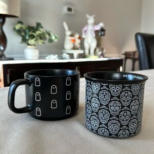 Set of two mugs Dia de los Muertos (Day of the dead)
